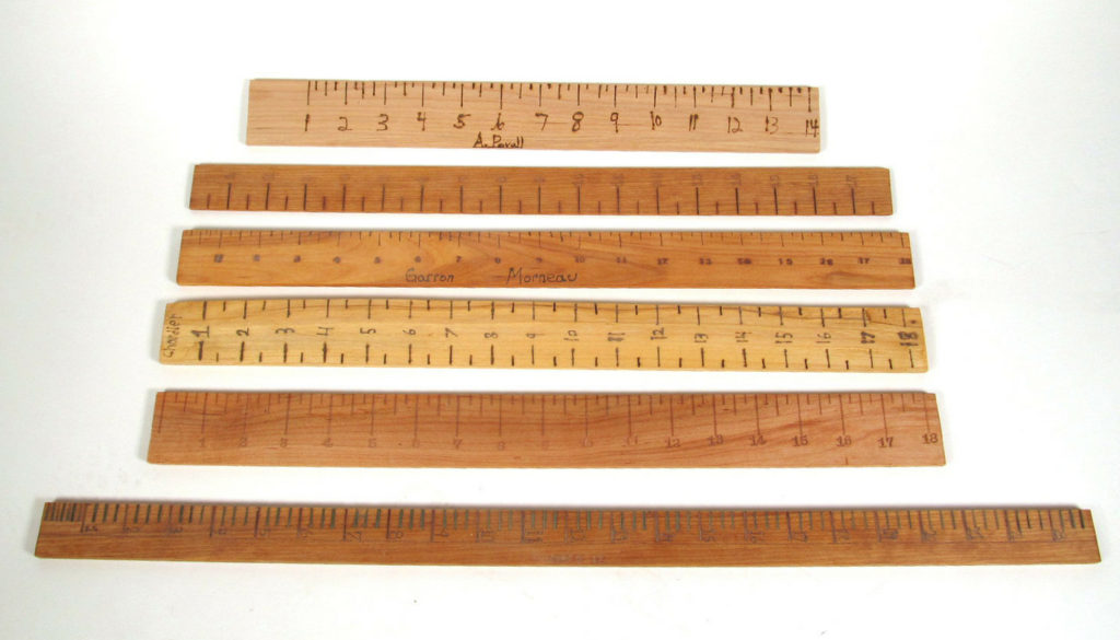 real life ruler size